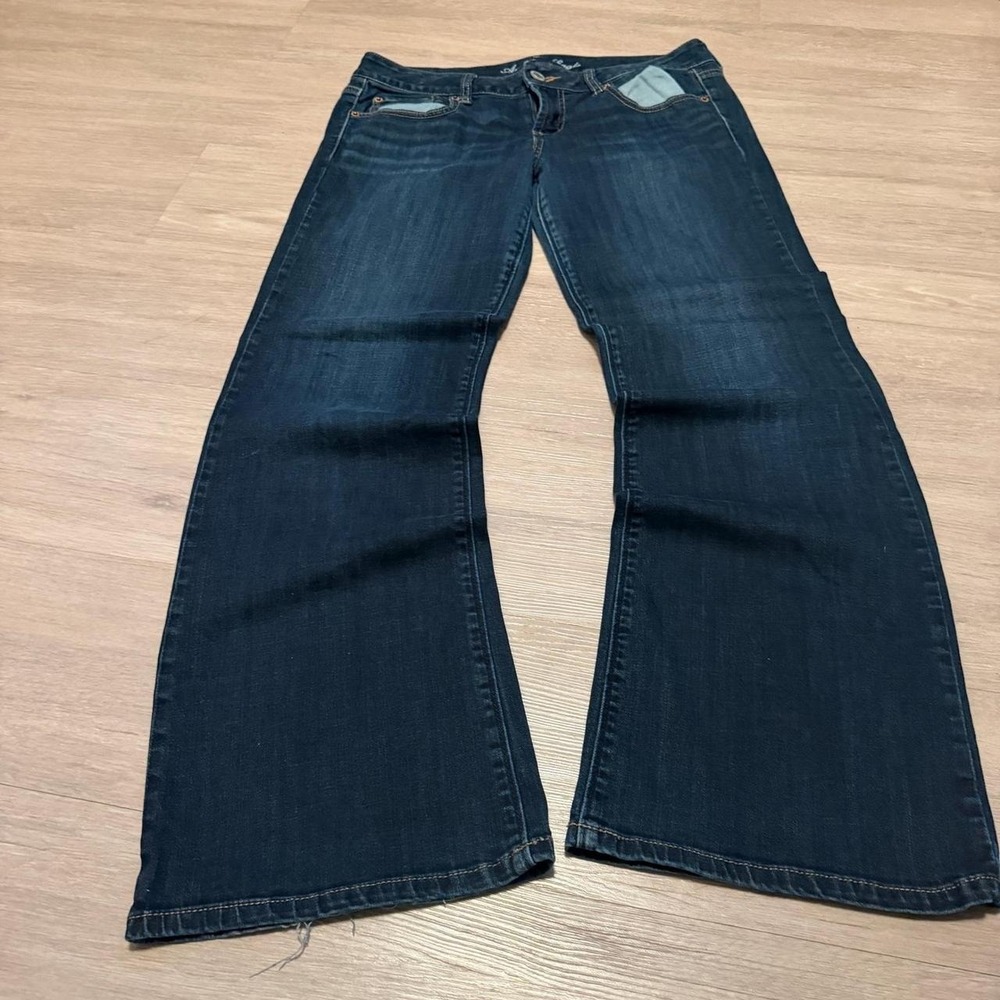 30x30 Blue Bootcut Flared Jeans Y2K 2000s Vintage
